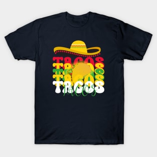 Tacos Cinco De Mayo Mexican Fiesta - MEXICAN TACO T-Shirt